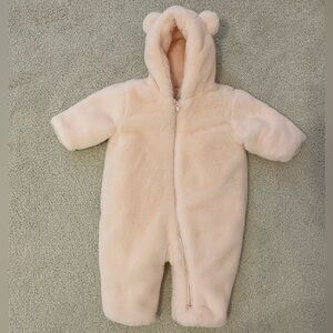 Baby Gap fur hooded one piece
